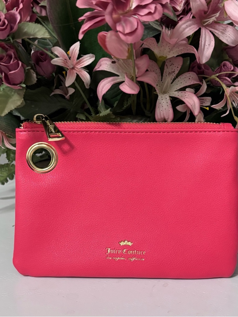 Juicy Couture Shoulder Bag & Make Up Pouch Lot - Picture 5 of 8